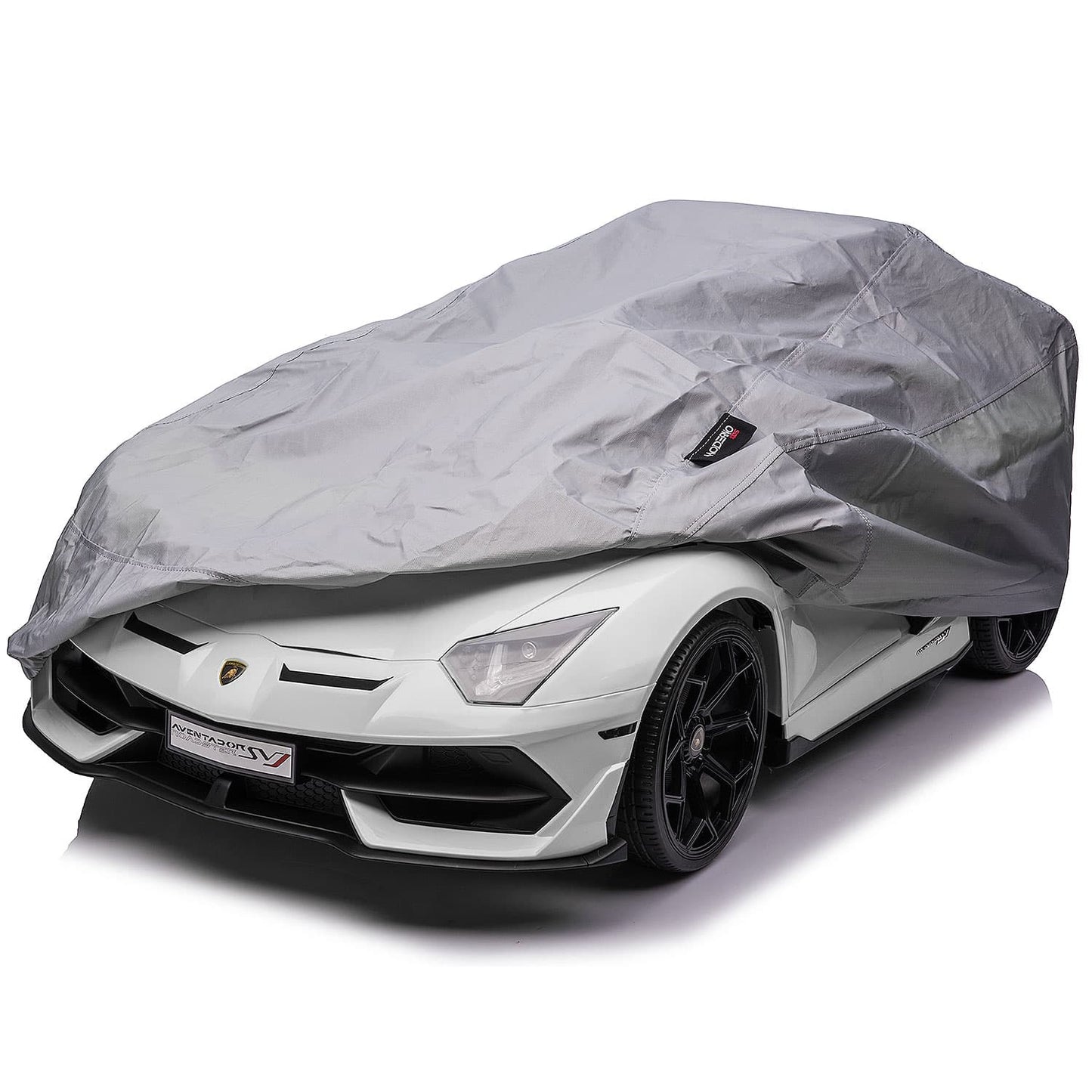 Lamborghini Aventador SVJ 24V Kids Ride-On Car with R/C Parental Remote | Cherry Red