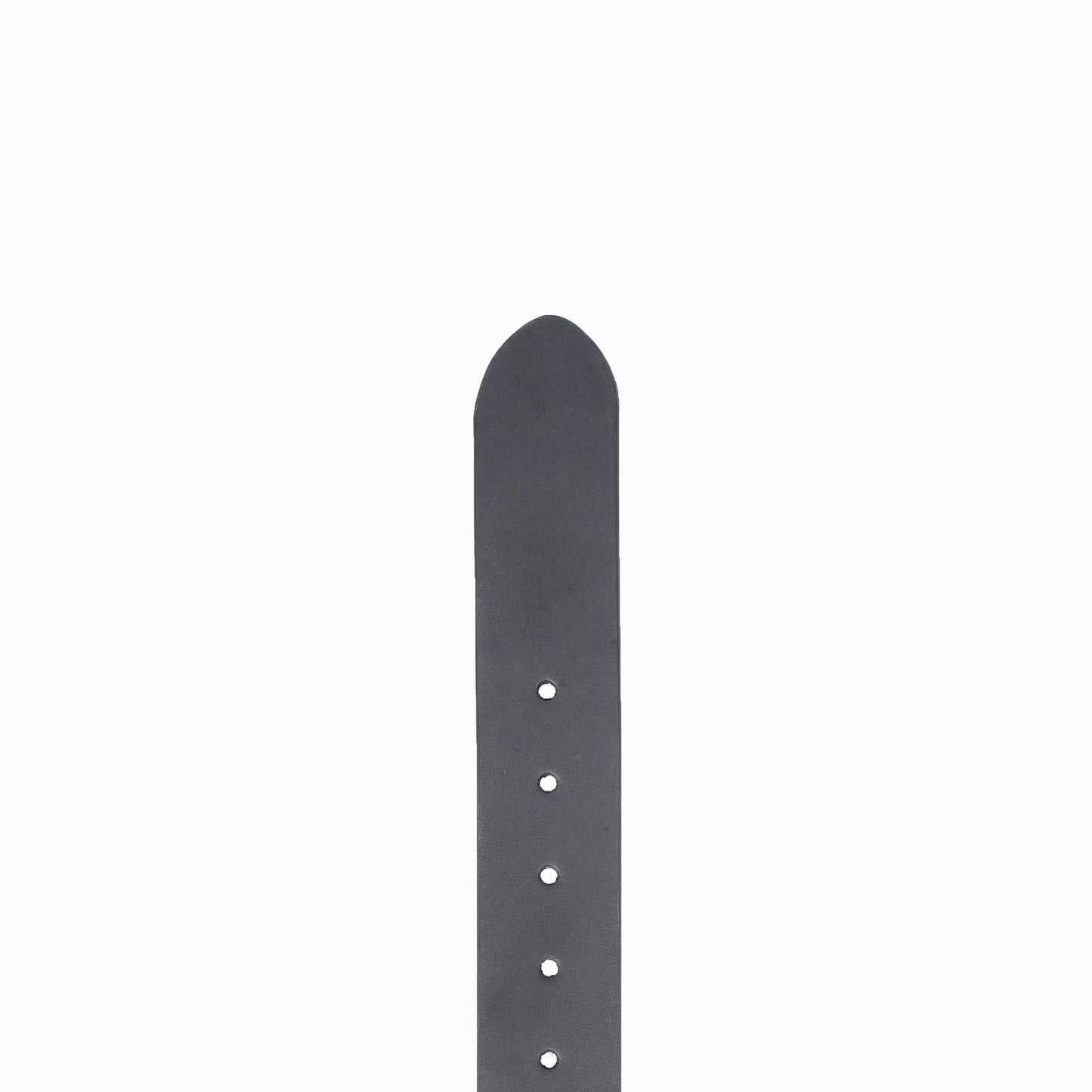 Beltenza Handmade Black Leather Belt with Silver Buckle