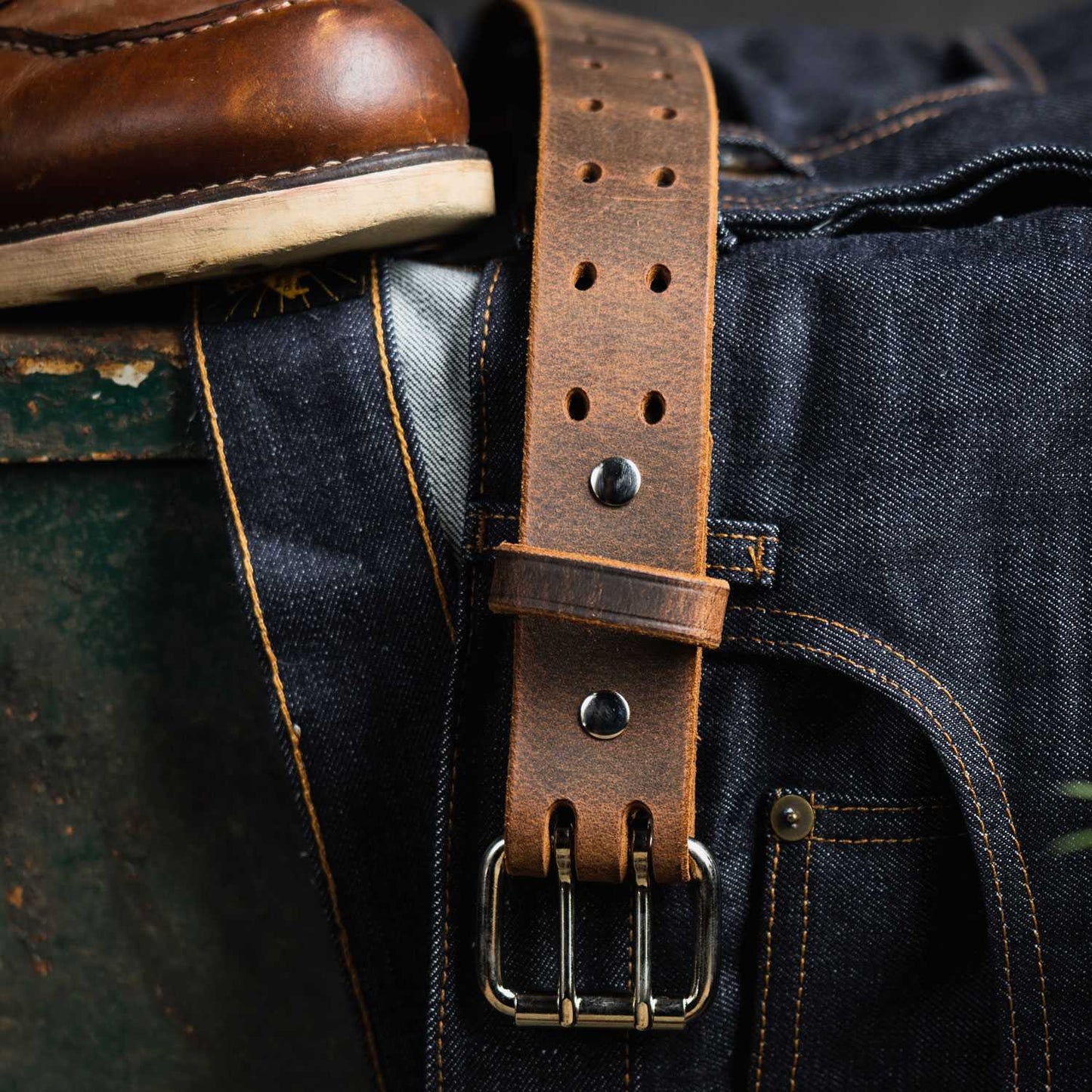 Beltenza The Woodstock Double Prong Retro Style